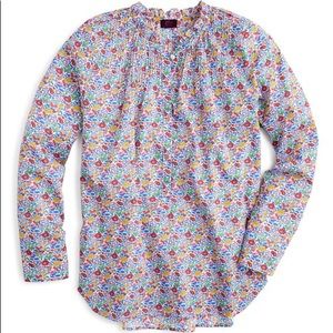 J crew style # l6743 floral blouse